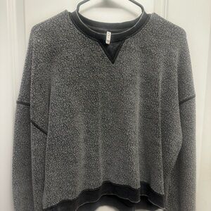 Z Supply Charcoal Crew Neck Sweater